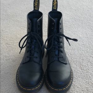 Black doc martens. Worn 1 time perfect condition